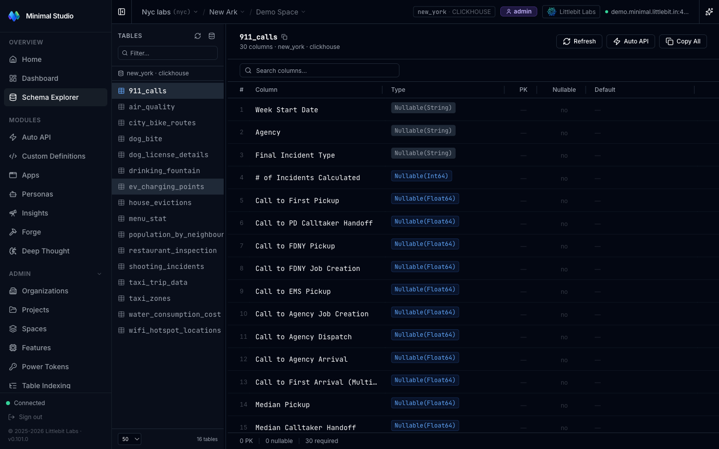 Schema Explorer — Deep Thought